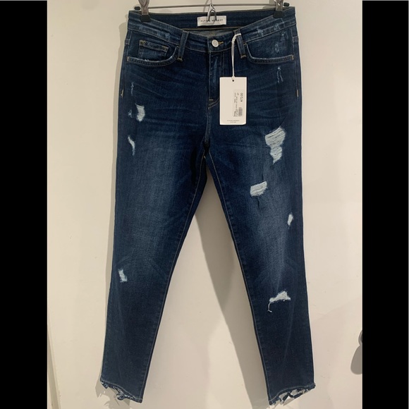Flying monkey rippped hem skinny jeans 27 - Picture 1 of 6